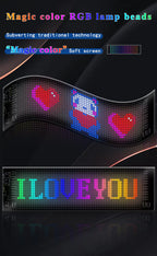 Flexible LED Display Screen For Car 92*374mm