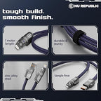 240W 4-in-1 Super Fast Charging Cable